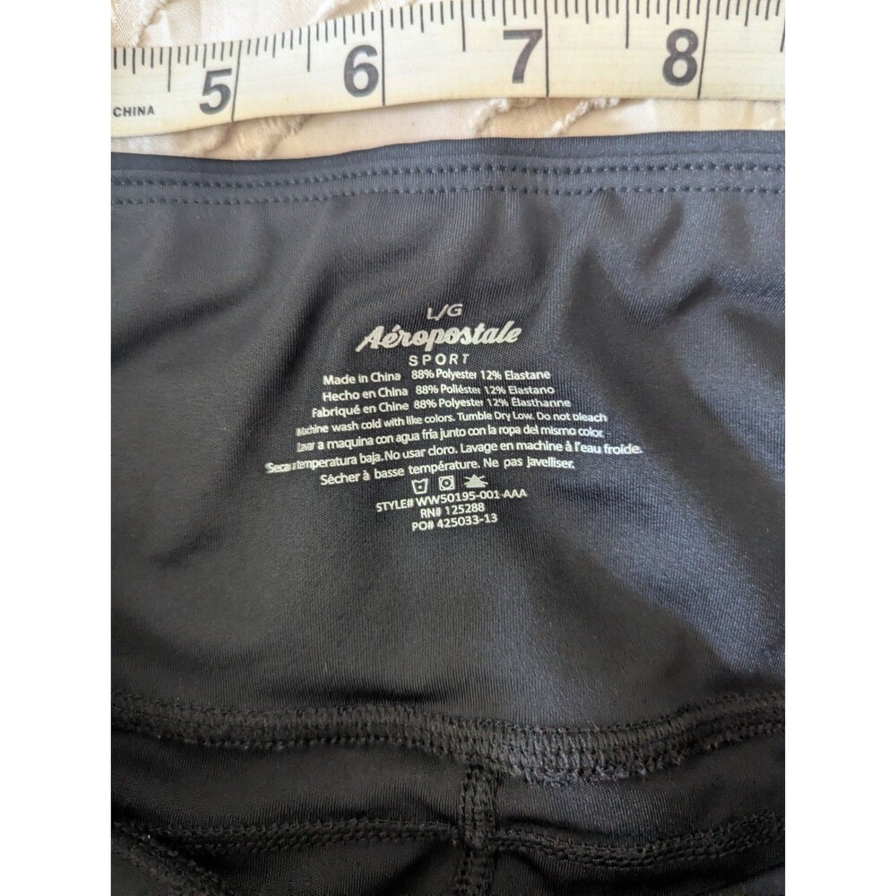 Aeropostale biker womens shorts size large Summer running workout A87 Sport - Picture 3 of 7